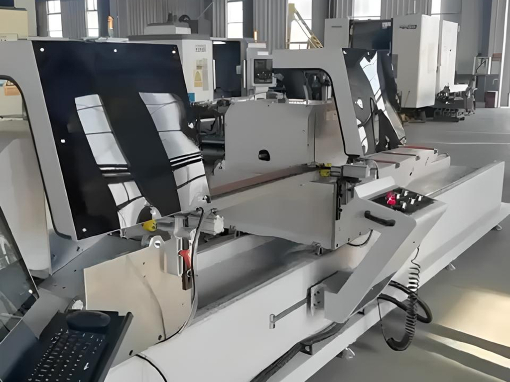 Двухголовочная отрезная пила LJN2-CNC-500x4500 для алюминиевого профиля с ЧПУ — фото 2