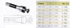 Оправка с хв-ком R8 (7/16"- 20UNF) / d16-L150 комбинир-ая для нас. цил. и торц. фрез с прод-ой и попер-ой шпонкой "CNIC" (cnic52406)