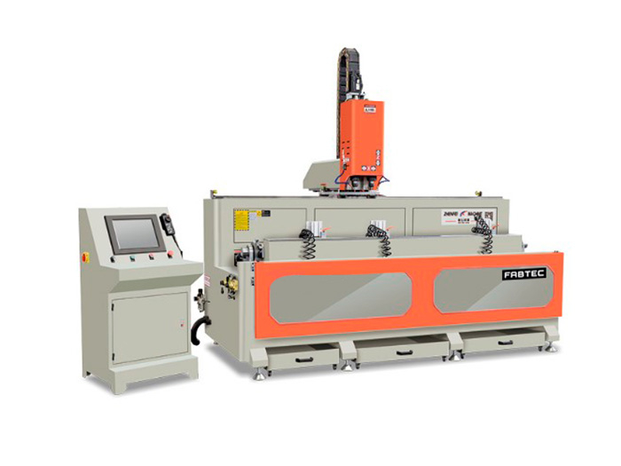 Двухшпиндельный сверлильно-фрезерный станок с ЧПУ ZSSD-CNC-3000 для обработки алюминиевого профиля — фото 8