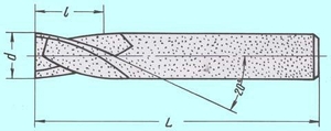 Фреза Шпоночная d 5,0х10х35 ц/х ВК8 цельная (cnic10537)