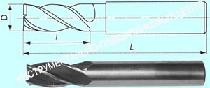 Фреза Концевая d10,0х22х 72 ц/х Р6М5К5 Z=4 "CNIC" (cnic48452)