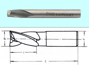 Фреза Шпоночная d28,0х26х102 ц/х Р6АМ5 DIN327 "CNIC" dхв-25мм (cnic62388)