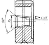 Плашка Трубная коническая   R    1/16", 28 ниток/дюйм, dнар.30мм Р6АМ5 "TLX" (cnic66533)