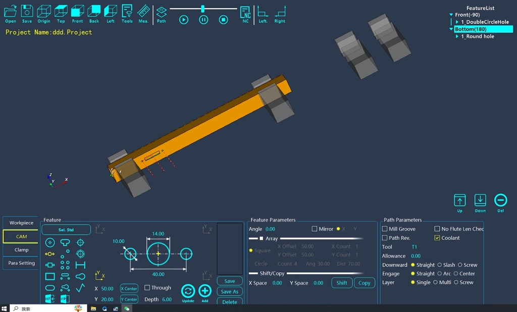 Двухшпиндельный сверлильно-фрезерный станок с ЧПУ ZSSD-CNC-3000 для обработки алюминиевого профиля — фото 6