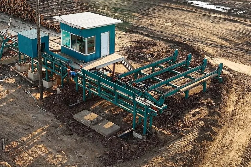 Разобщитель бревна с эстакадой Cronver RL-V (высокий) — фото 9