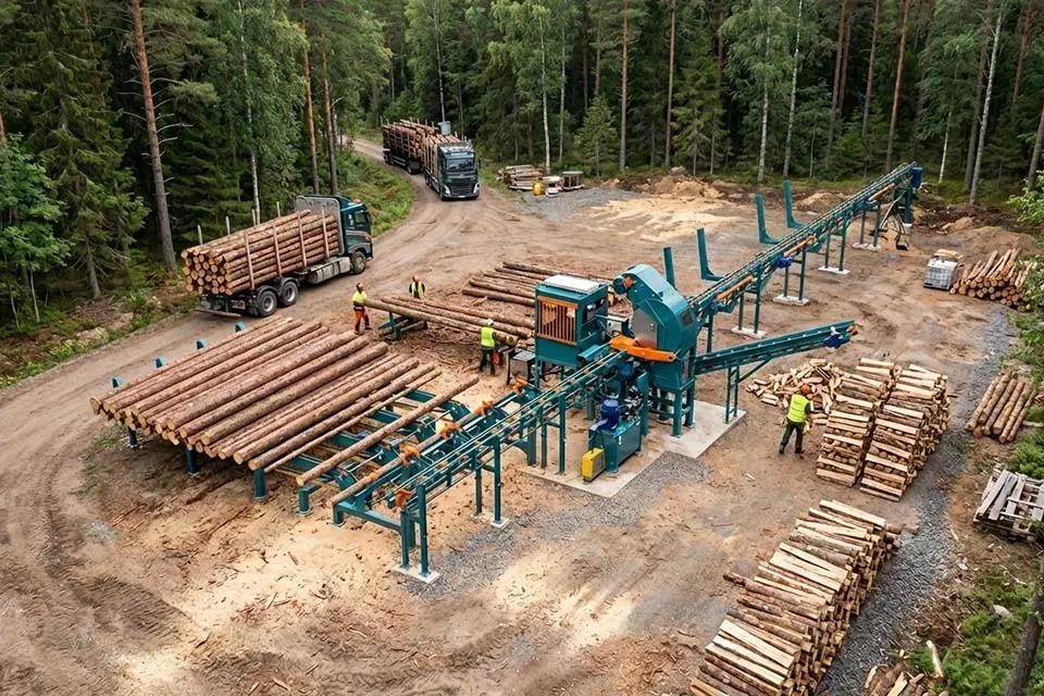 Дровокольно-сортировочная линия Cronver DRS 1250 — фото 15